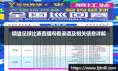 镇雄足球比赛直播观看渠道及相关信息详解